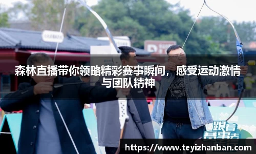 森林直播带你领略精彩赛事瞬间，感受运动激情与团队精神