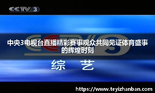 中央3电视台直播精彩赛事观众共同见证体育盛事的辉煌时刻